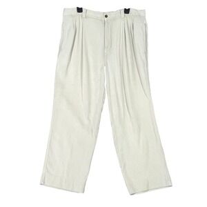 Tommy‎ Bahama Silk Pants Men 36 Vintage Y2K Resort Relaxed Luxury Fit